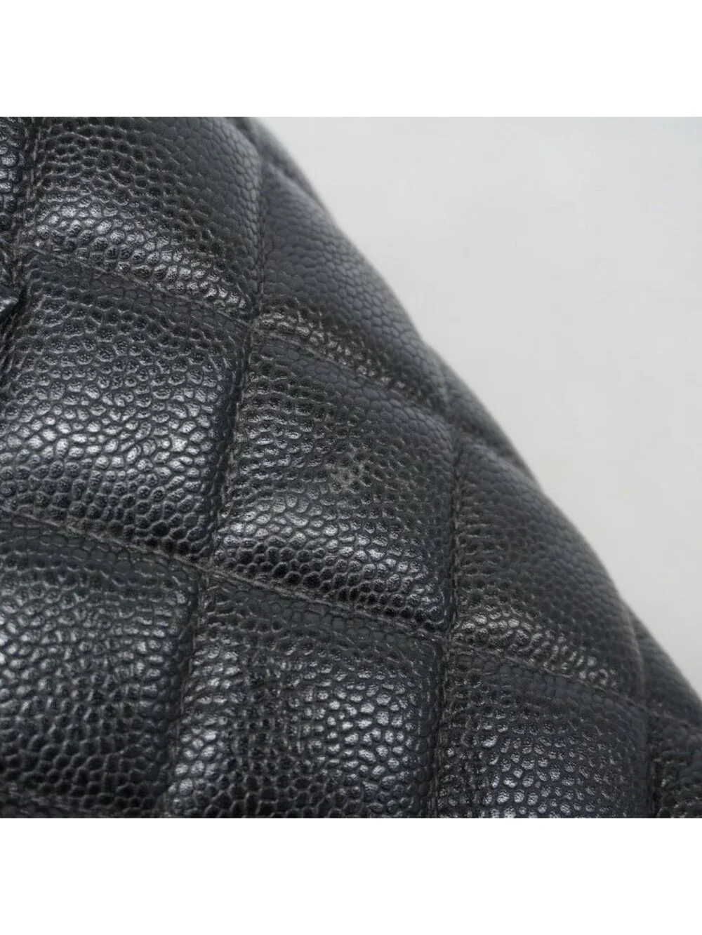 Chanel Tote Reissue Caviar Leather Black Gold